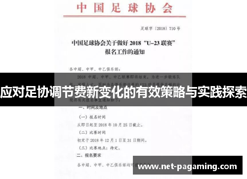 应对足协调节费新变化的有效策略与实践探索