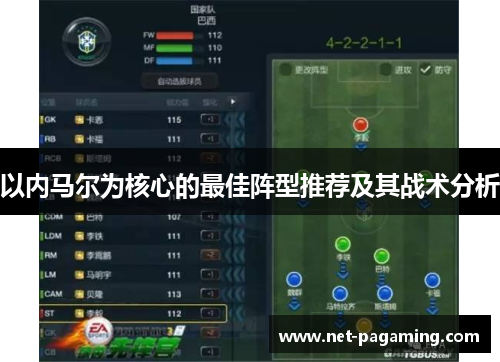 以内马尔为核心的最佳阵型推荐及其战术分析 以内马尔为核心的最佳阵型推荐及其战术分析